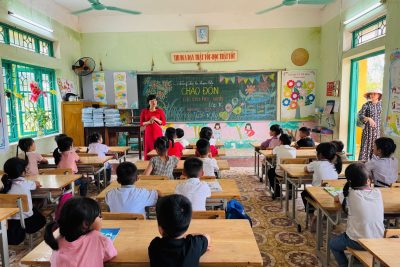 Trường Tiểu học Xuân Khê hân hoan chào đón các em học sinh lớp 1 năm học 2025 – 2026