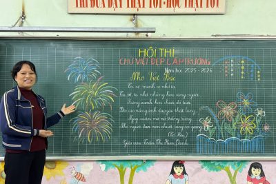 Hội thi “Viết chữ đẹp” cấp trường năm học 2025 – 2026